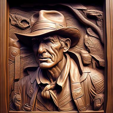 3D мадэль Indiana JonesIndiana Jones in Search of the LoArkHar d (STL)